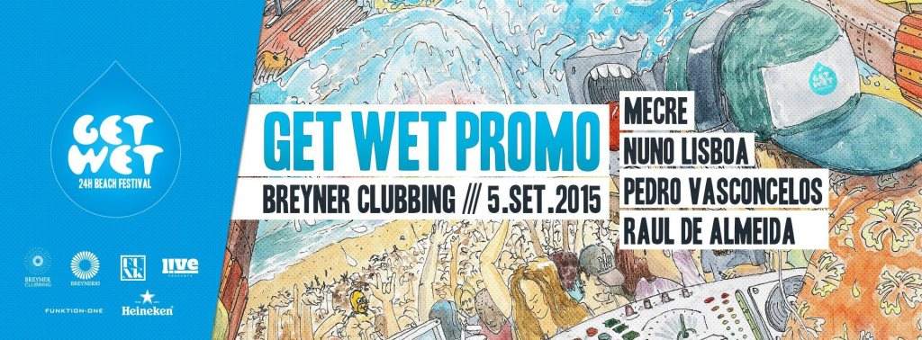 Get Wet Promo - Página frontal