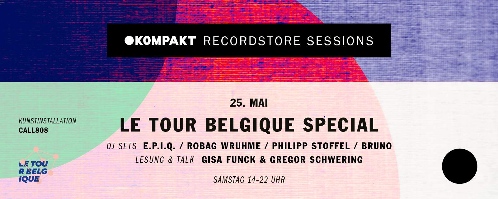 KOMPAKT Recordstore Session - Le Tour Belgique Special - Página frontal