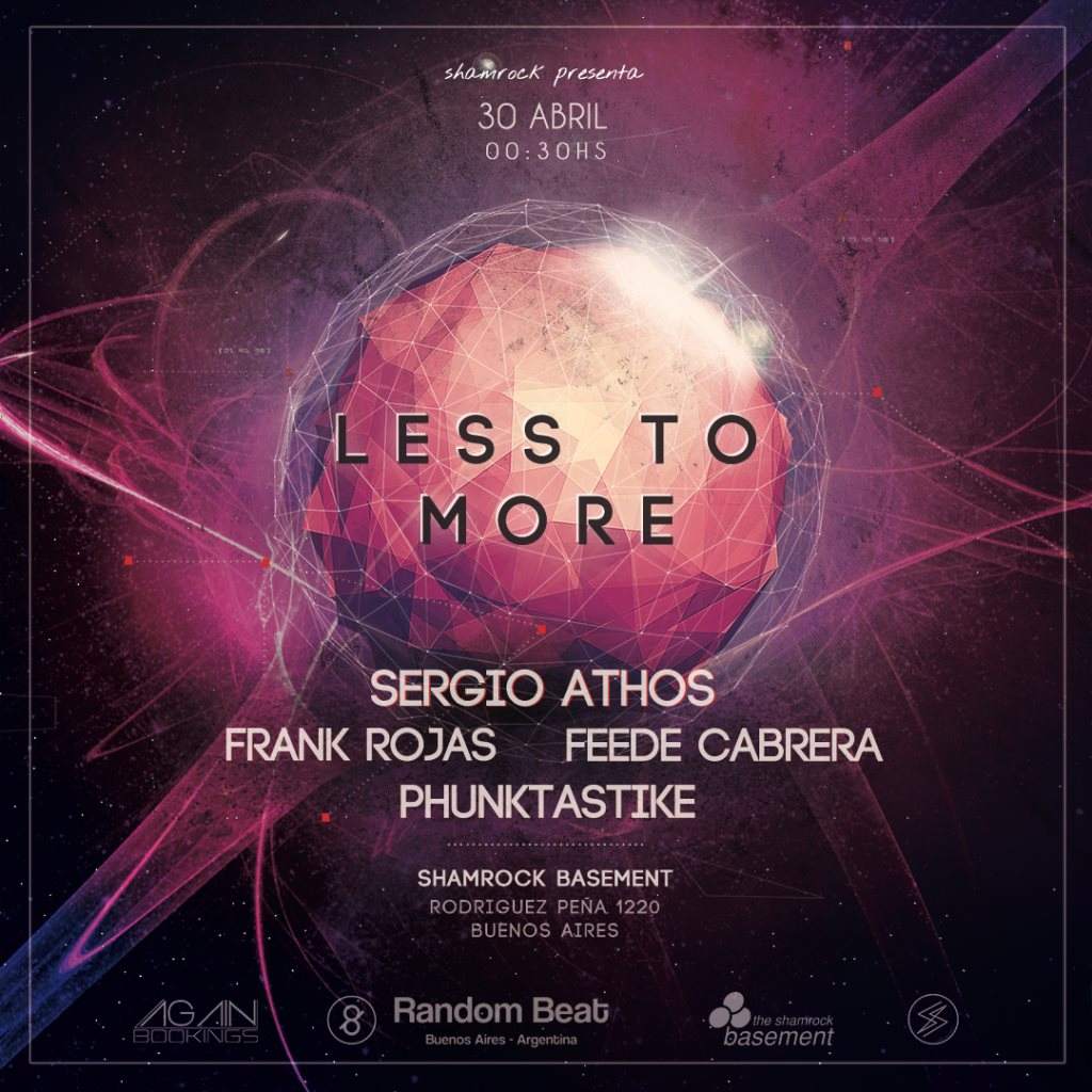 Less To More - フライヤー表