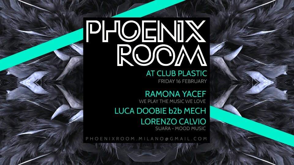 Phoenix Room / Ramone Yacef. LUCA DOOBIE - フライヤー表