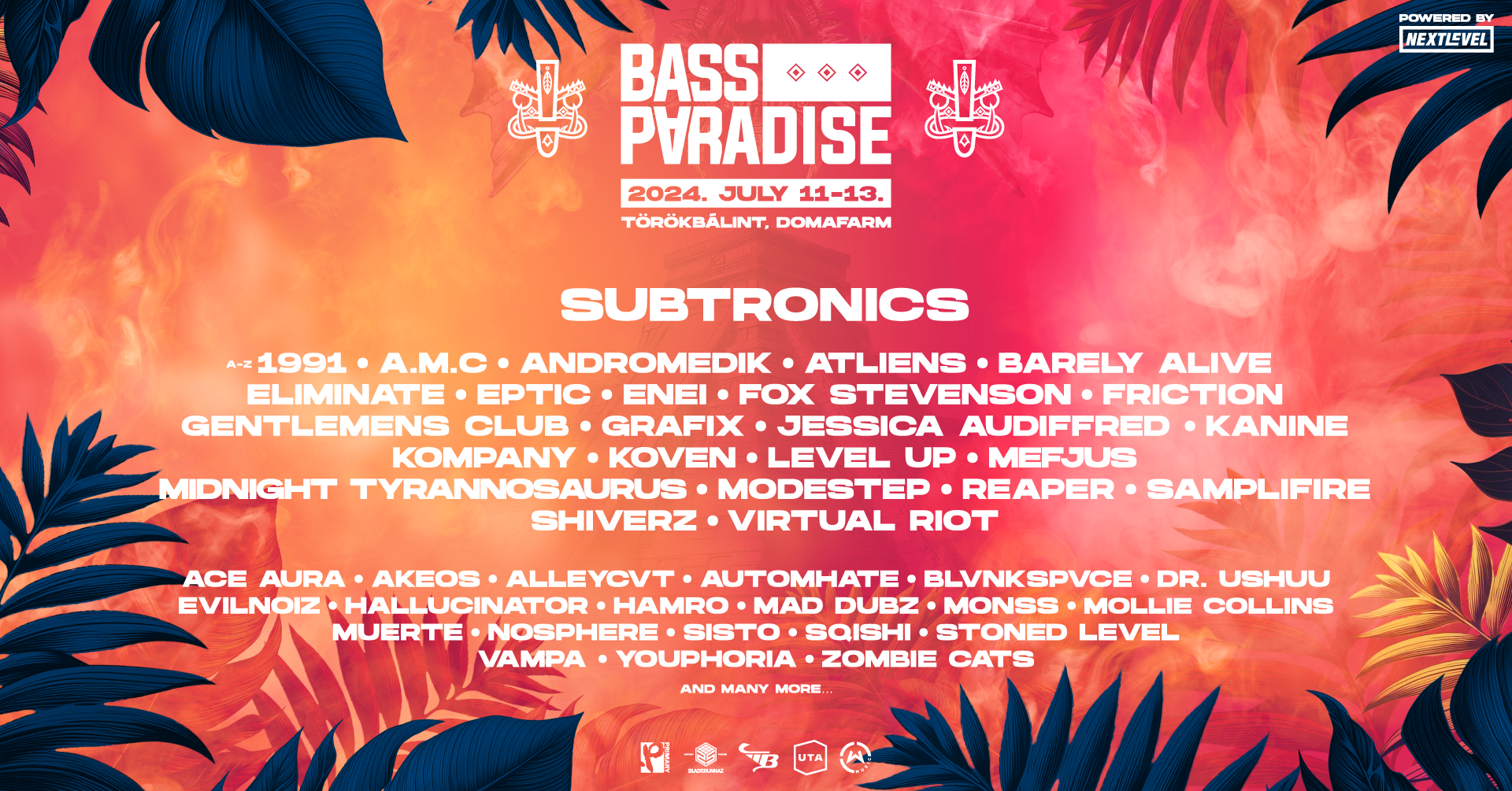Bass Paradise Festival 2024 - フライヤー表