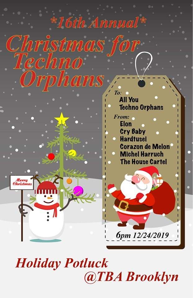 Christmas for Techno Orphans - フライヤー表