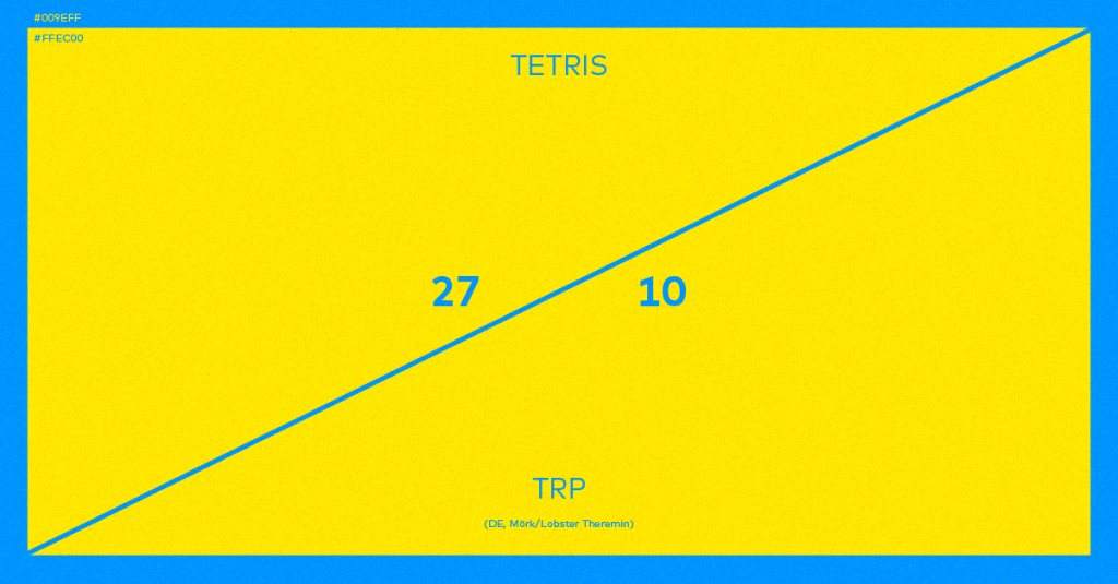 Tetris with TRP (DE, Mörk / Lobster Theremin) - フライヤー表