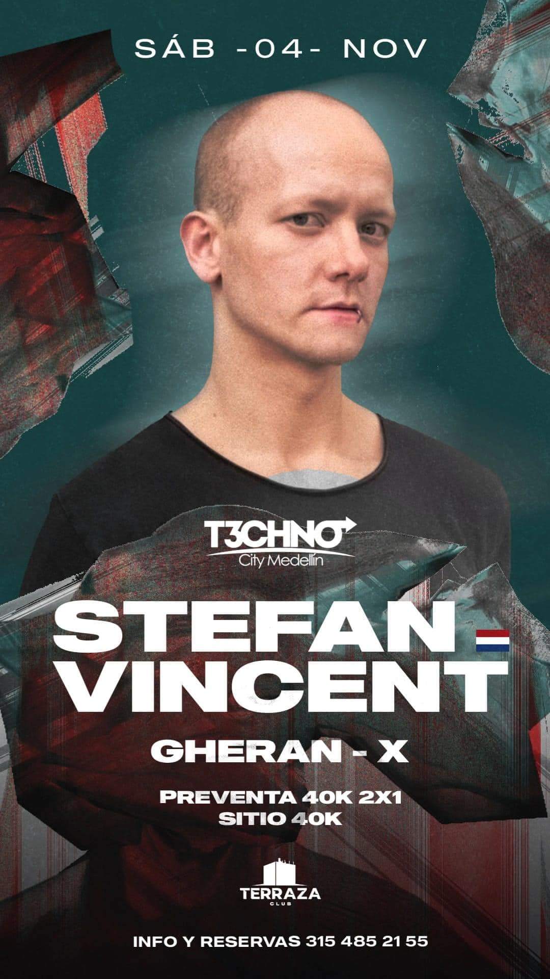 Stefan Vincent by Techno City - Página frontal