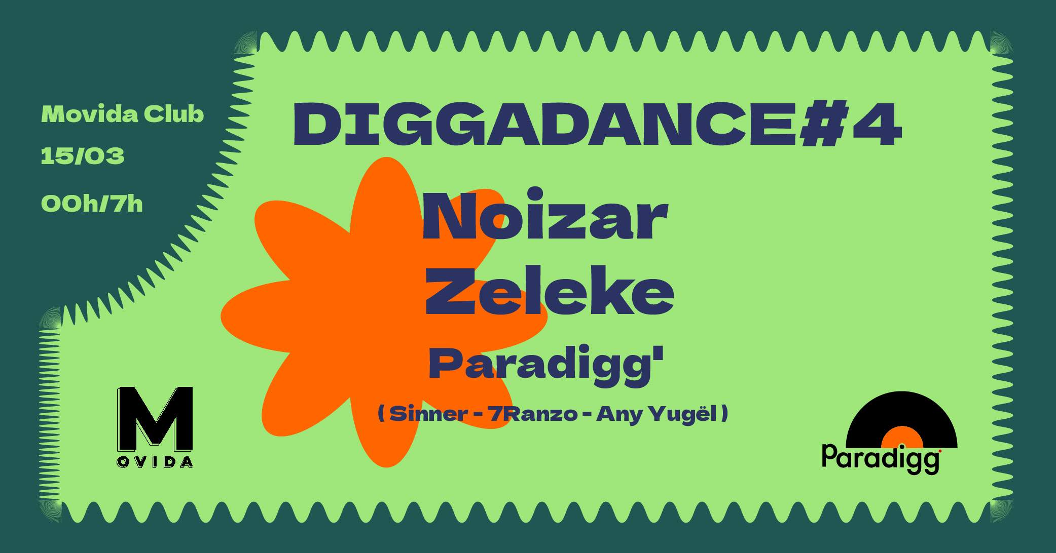 DIGGADANCE #4 - フライヤー表