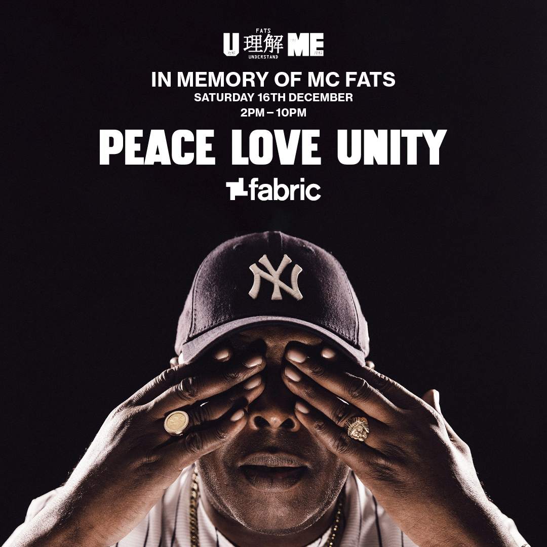 In Memory of MC FATS – Randall, DillInja, Fabio, Grooverider, DJ Hype, Jumpin Jack Frost + more - フライヤー裏