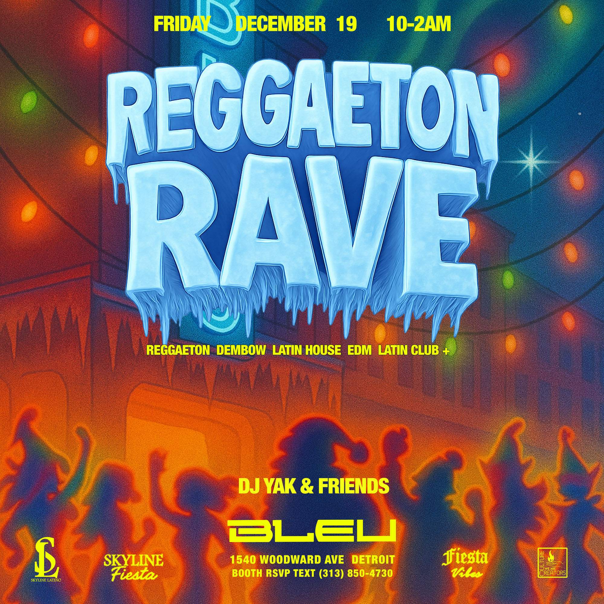 REGGAETON RAVE at Bleu, Detroit