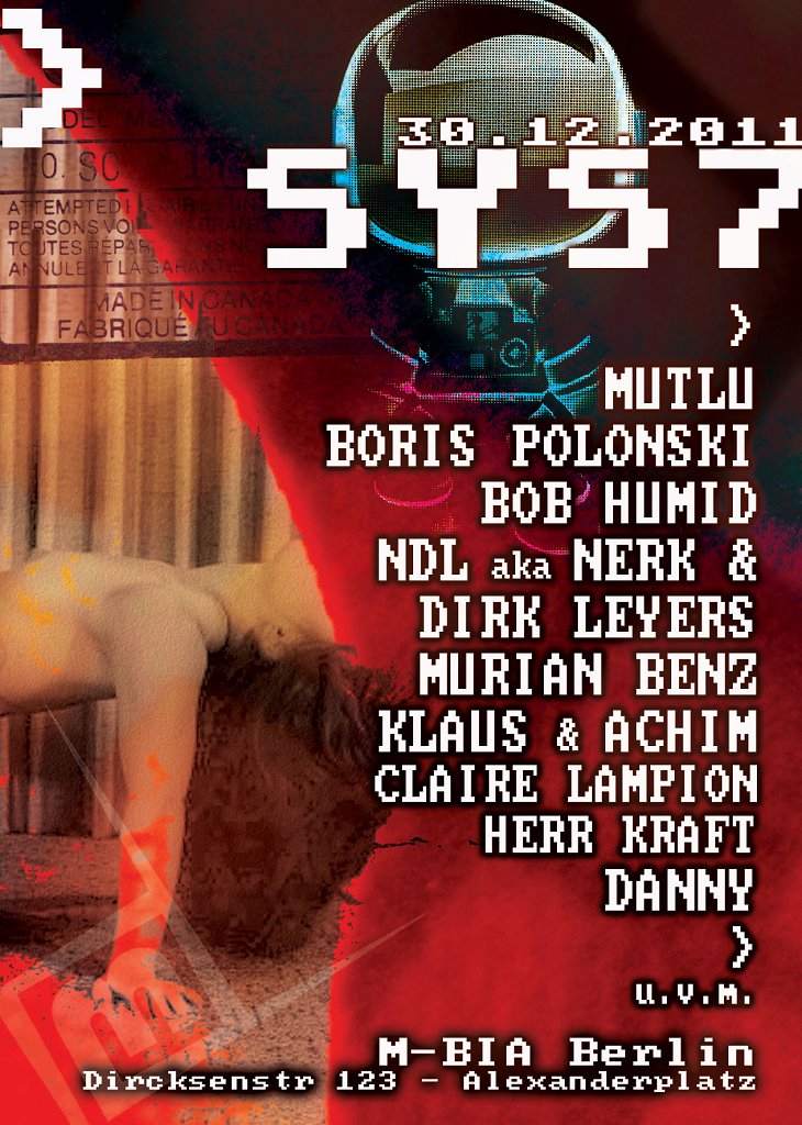 Sys7 - Finest Underground Niteclubbin with Boris Polonski / Bob Humid / Ndl / Toktok - Página frontal