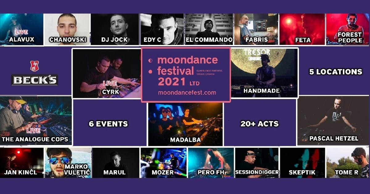 Moondance Festival 2021 - フライヤー表