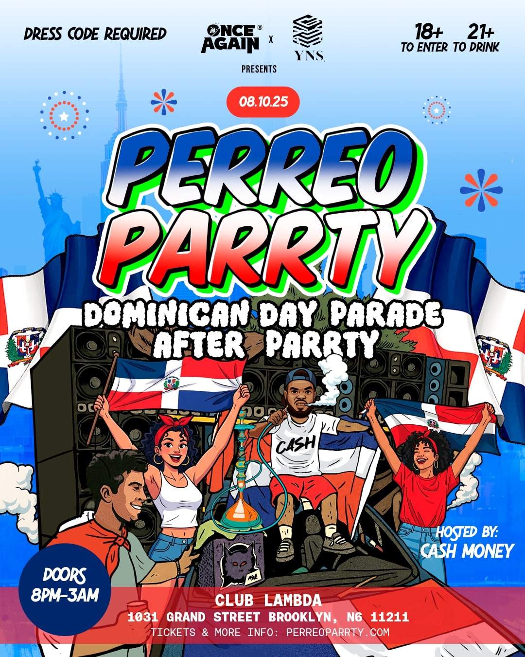 Perreo Parrty Dominican Day Parade After Party Williamsburg Brooklyn at Club  Lambda, New York City