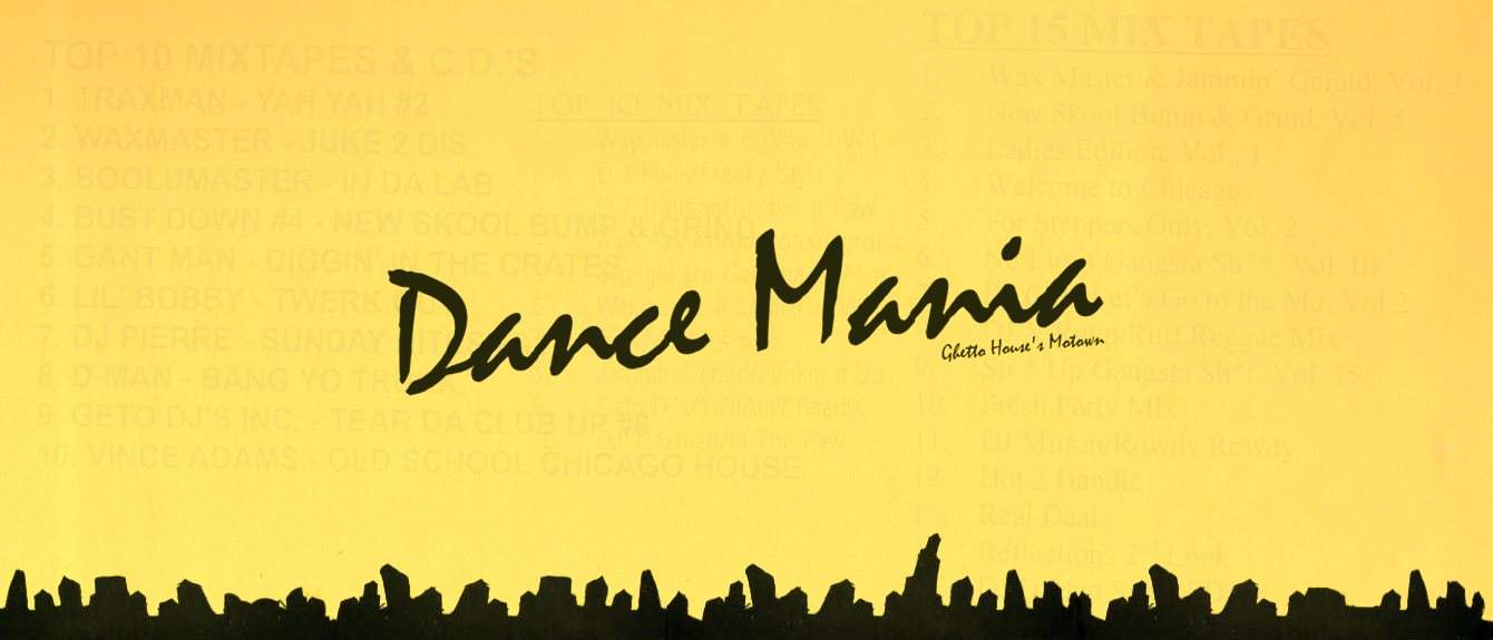 Tief present Dance Mania with Parris Mitchell & Mr Beatnick - Página frontal