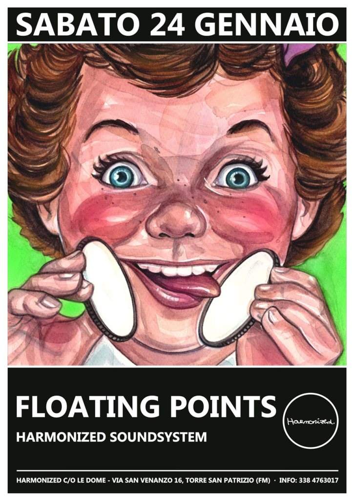 Harmonized presents Floating Points - Página frontal