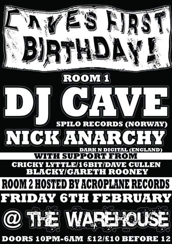 Cave Birthday Party - Part 1 - フライヤー表