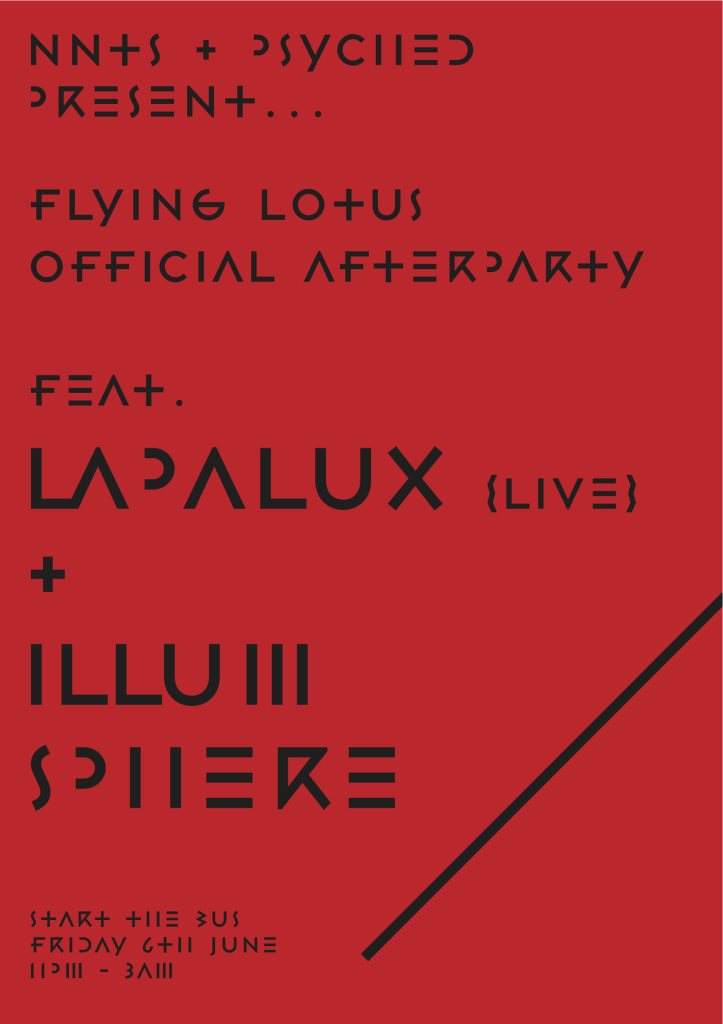 Lapalux (Live) & Illum Sphere - Flying Lotus Official Afterparty - Página frontal