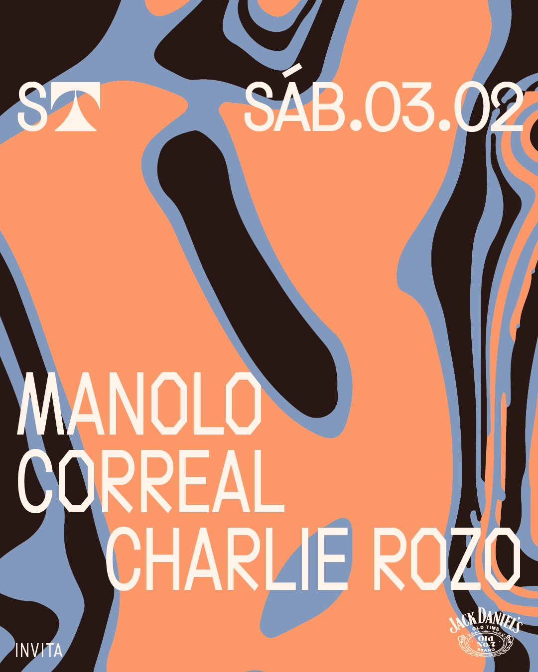 Manolo Correal / Charlie Rozo - フライヤー表