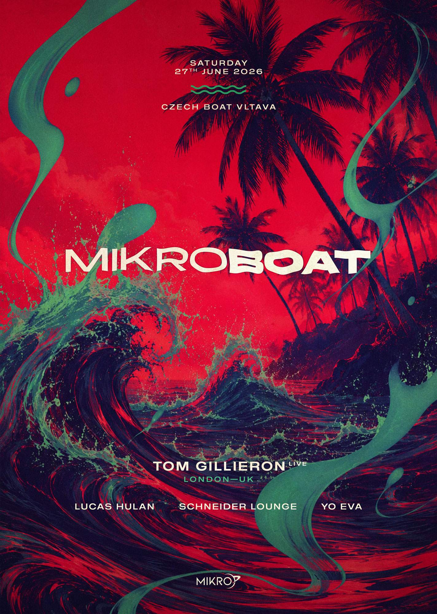 洋楽 CRAWLER live.demo Mikro Boat 2026 ≋ Tom Gillieron (Live) at Czech Boat, Prague