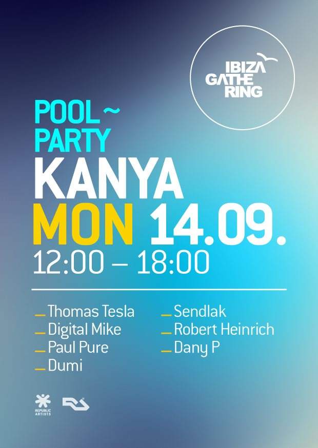 Ibiza Gathering Pool Party - フライヤー表