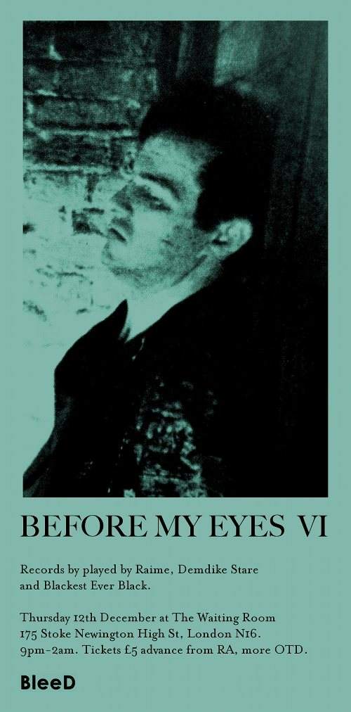Before My Eyes VI - Página frontal