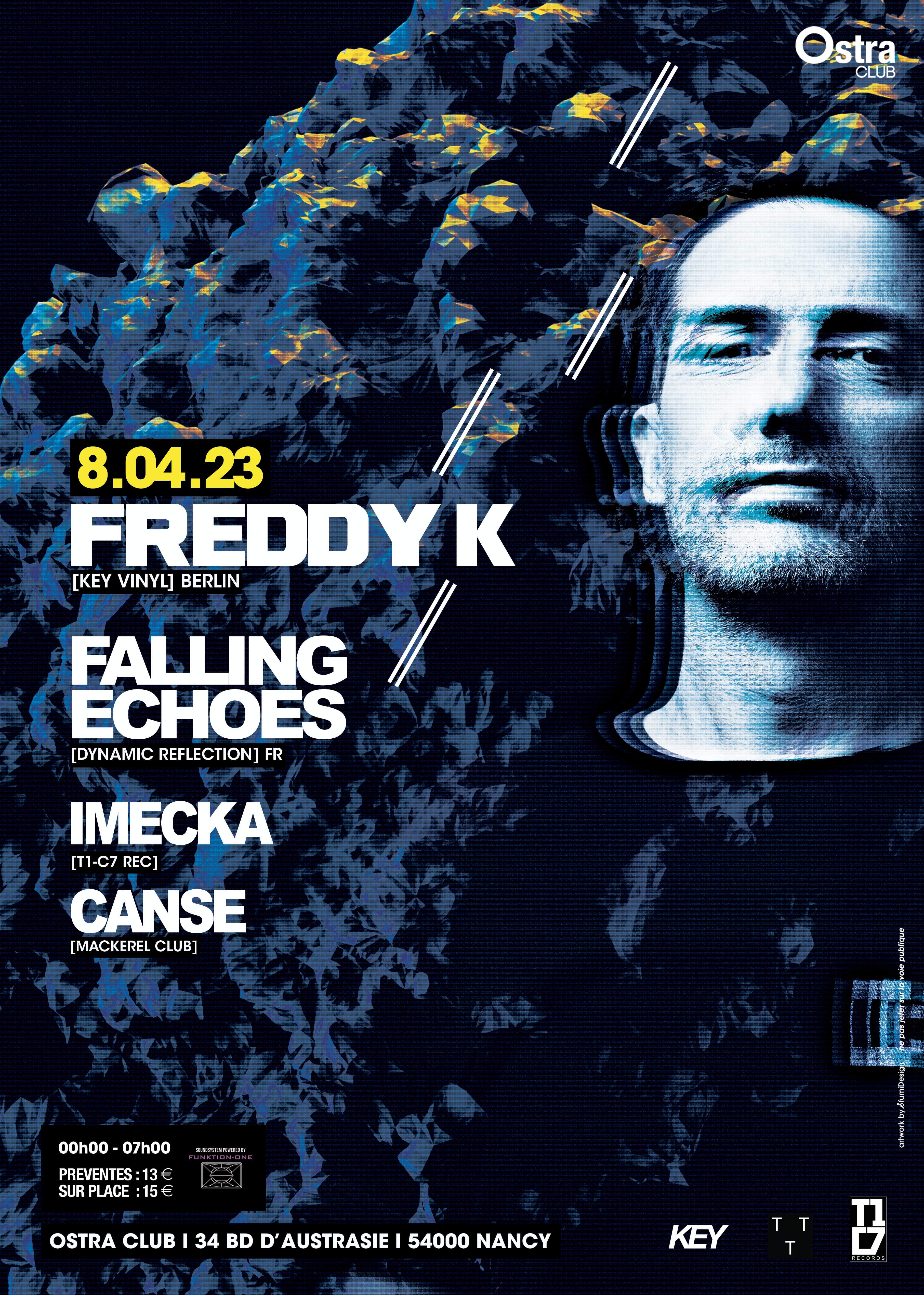 MELTING SOUND invites Freddy K + Falling Echoes - Página frontal