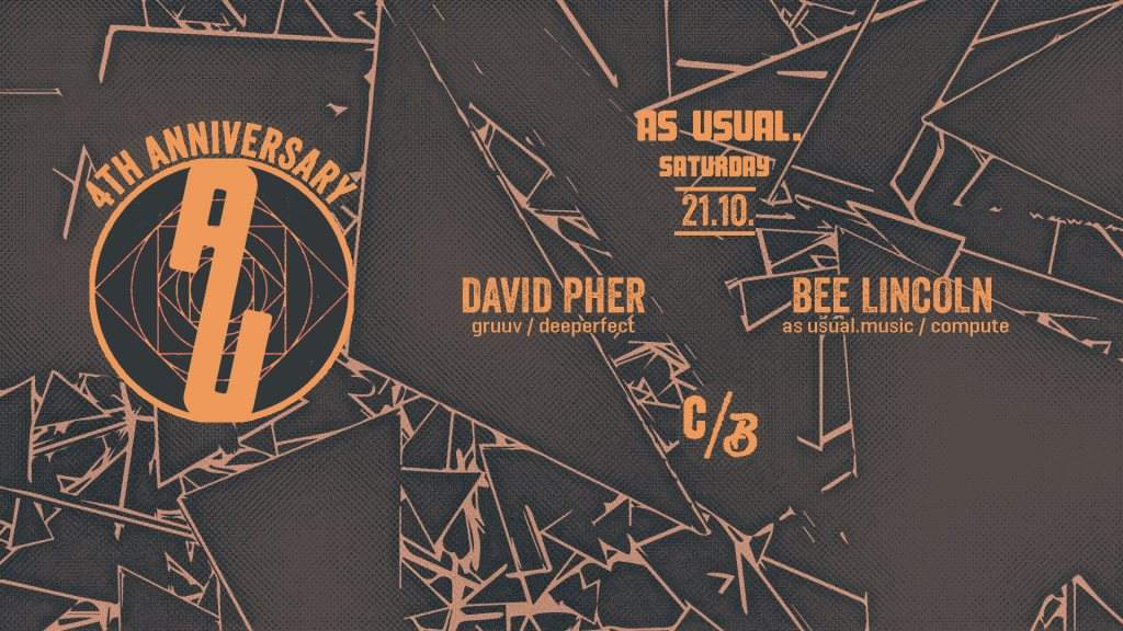 4 Years as usual. / with David Pher and Bee Lincoln - Página frontal