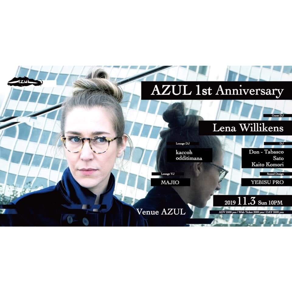 AZUL 1st Anniversary - フライヤー表