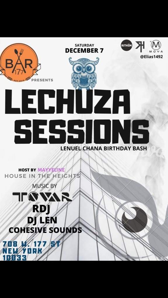 Lechuza Sessions in the Heights - フライヤー表