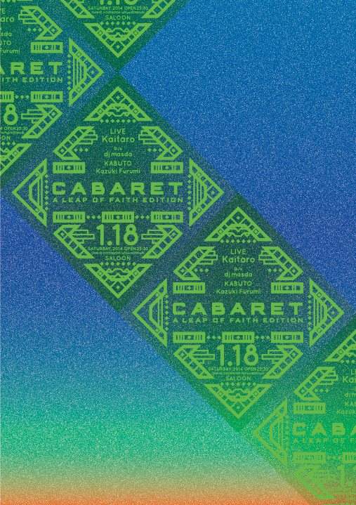 Cabaret a Leap of Faith Edition Feat. Kaitaro - フライヤー表