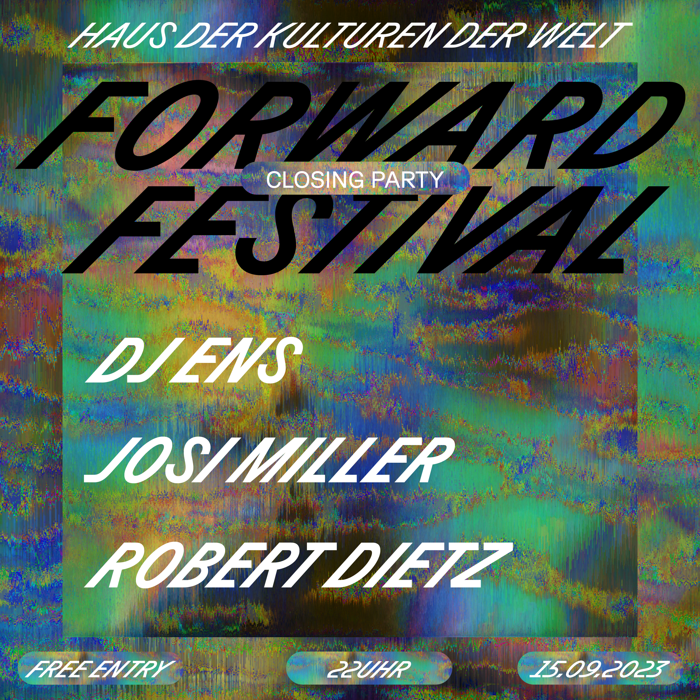 Forward Festival Closing Party - フライヤー表