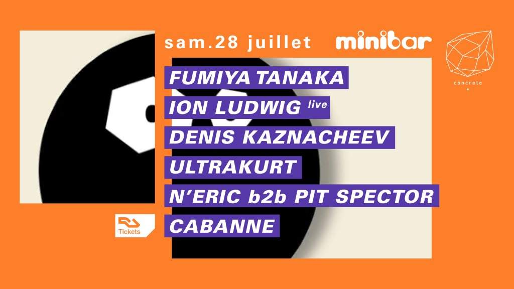 Concrete X Minibar: Fumiya Tanaka, Ion Ludwig, Denis Kaznacheev, Cabanne - Página frontal