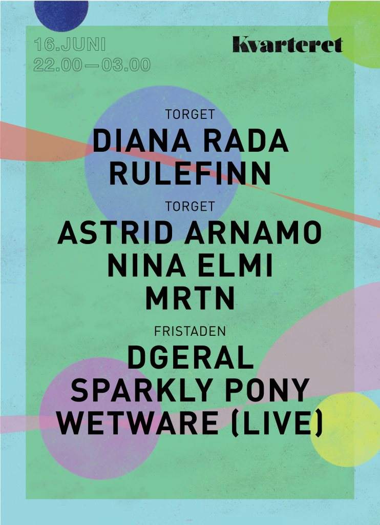 Saturday with Diana Ruda, Dgeral, Rulefinn & Wetware - Página frontal
