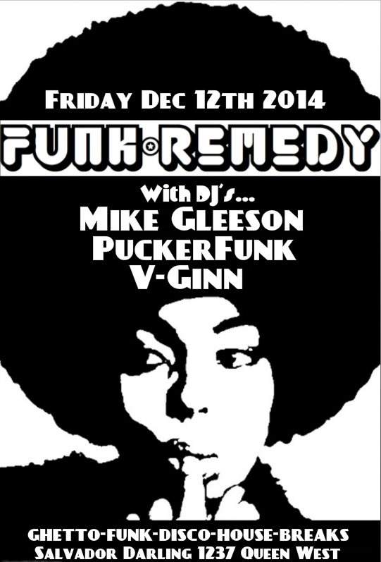 Funk Remedy with Mike Gleeson, Puckerfunk & V-Ginn - Página frontal