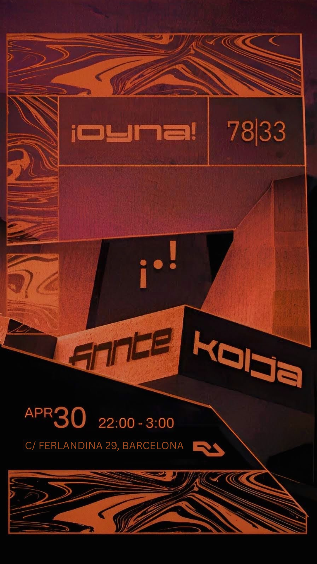 ¡oyna! presents: finnte & Kolja at 7833 Soundlab, Barcelona