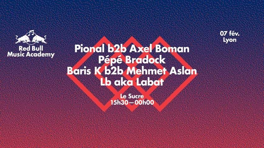 Rbma Night Lyon with Pional, Axel Boman and More - フライヤー表