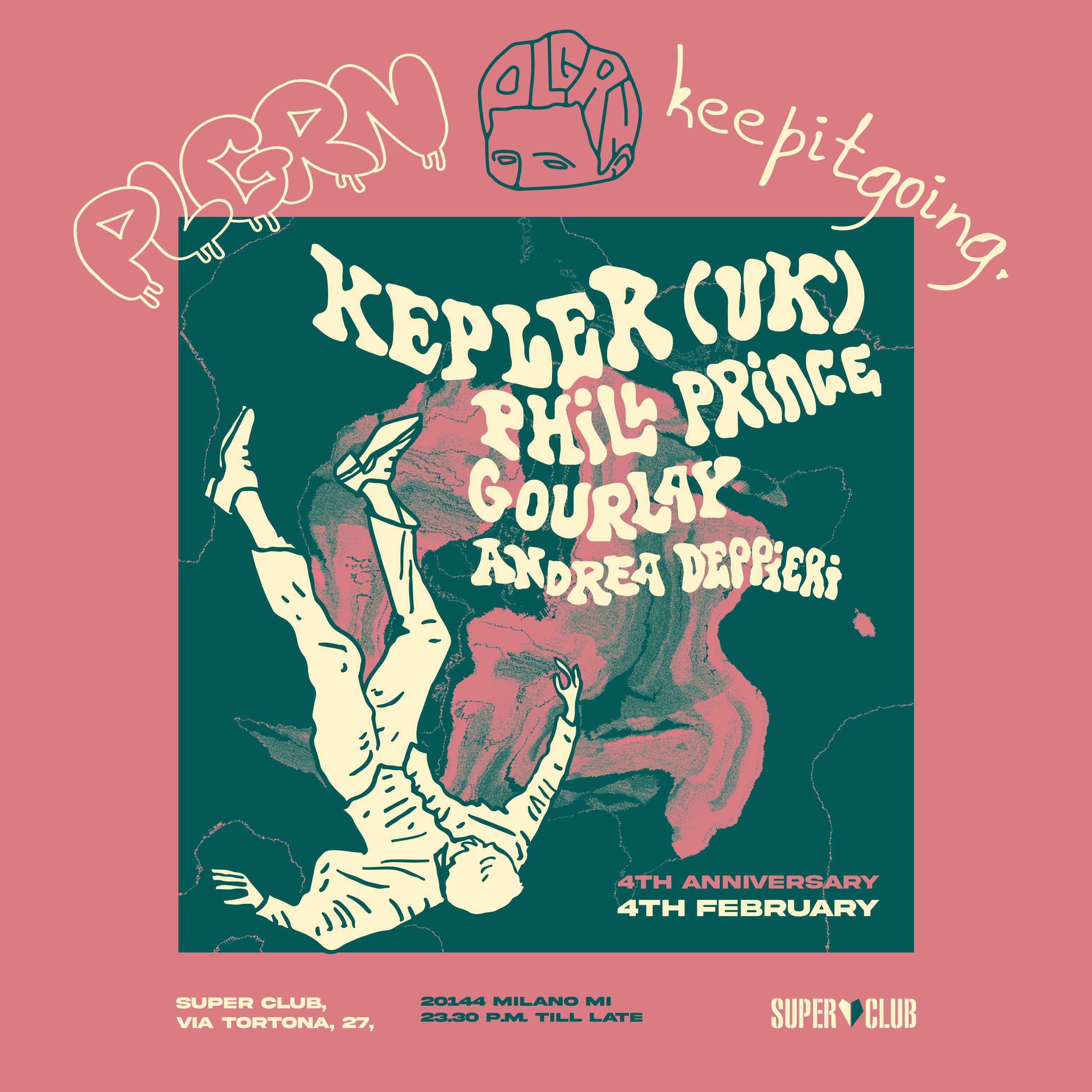 Plgrn x Keep It Going with Kepler [ Perspective - One records ] - フライヤー表