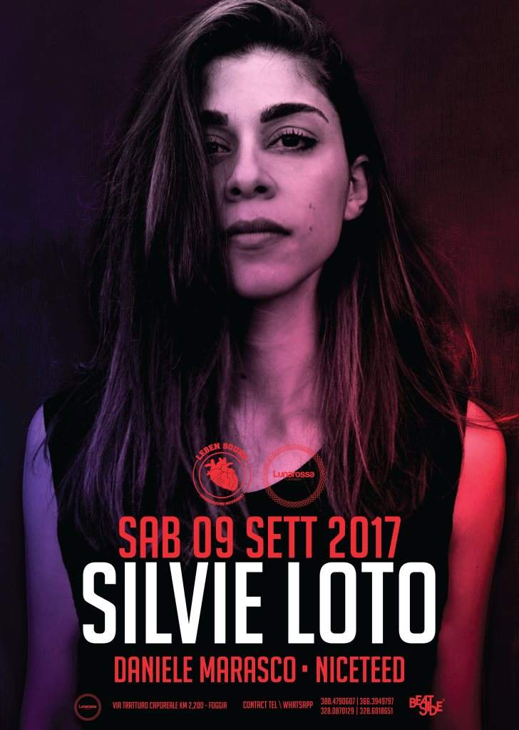 Silvie Loto at Lunarossa Disco / Leben Sound  - フライヤー表