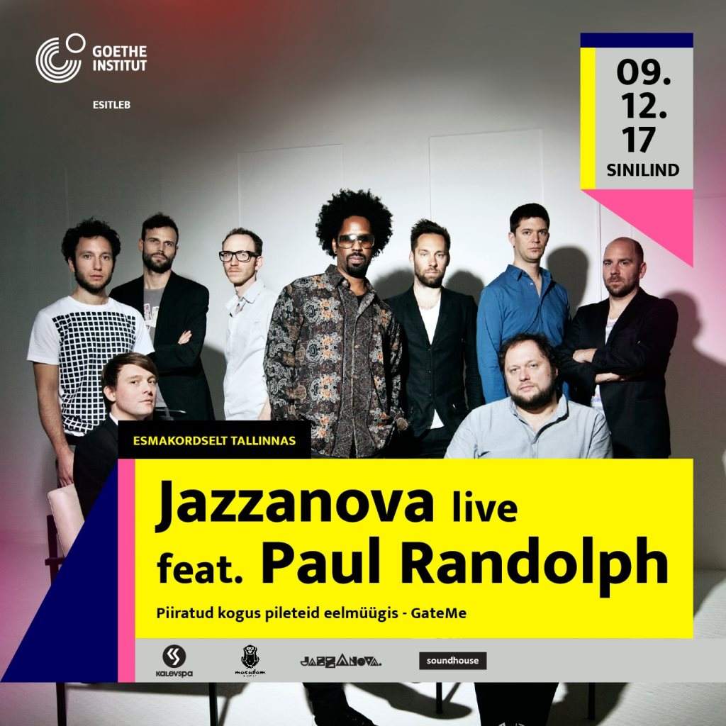 Jazzanova Live Feat. Paul Randolph - フライヤー表