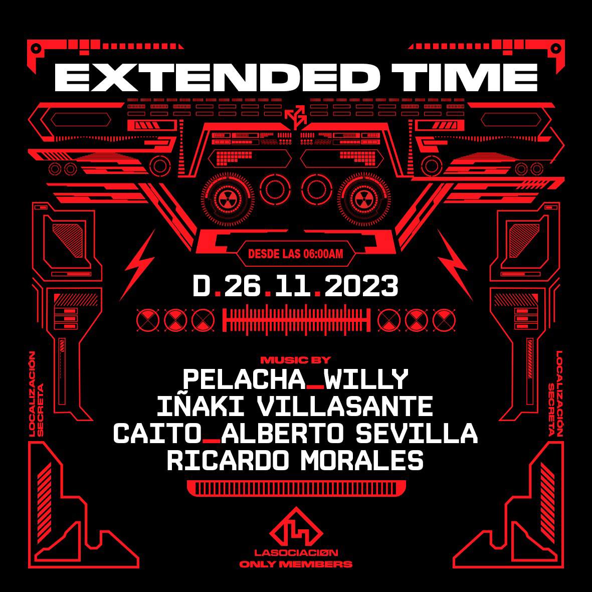 EXTENDED TIME - Página frontal