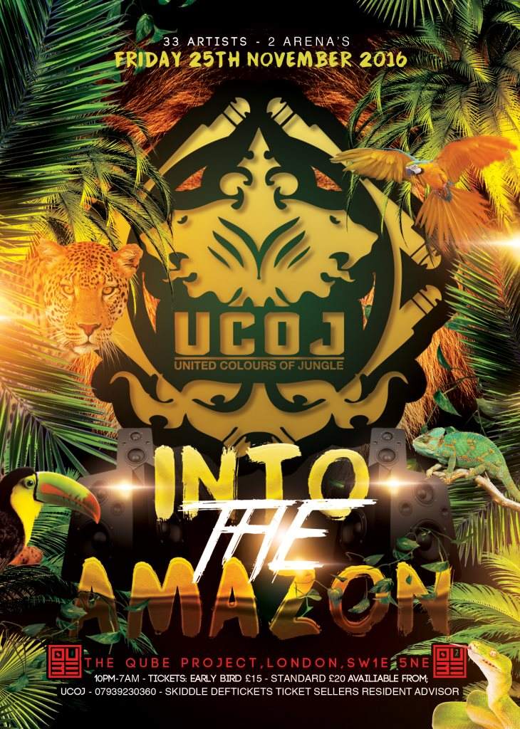 United Colours Of Jungle: Into The Amazon - フライヤー表