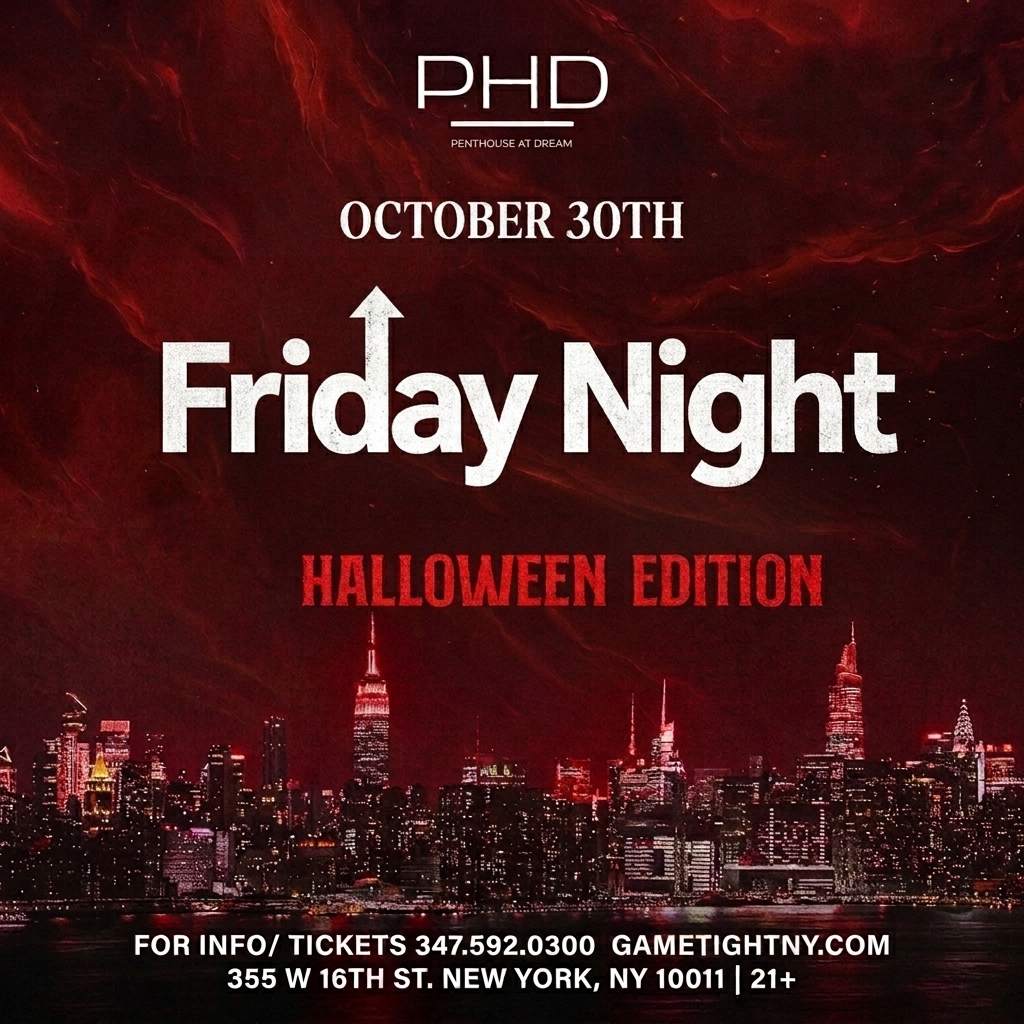 PHD ROOFTOP HALLOWEEN PARTY 2026 at PHD NY, New York City · Tickets