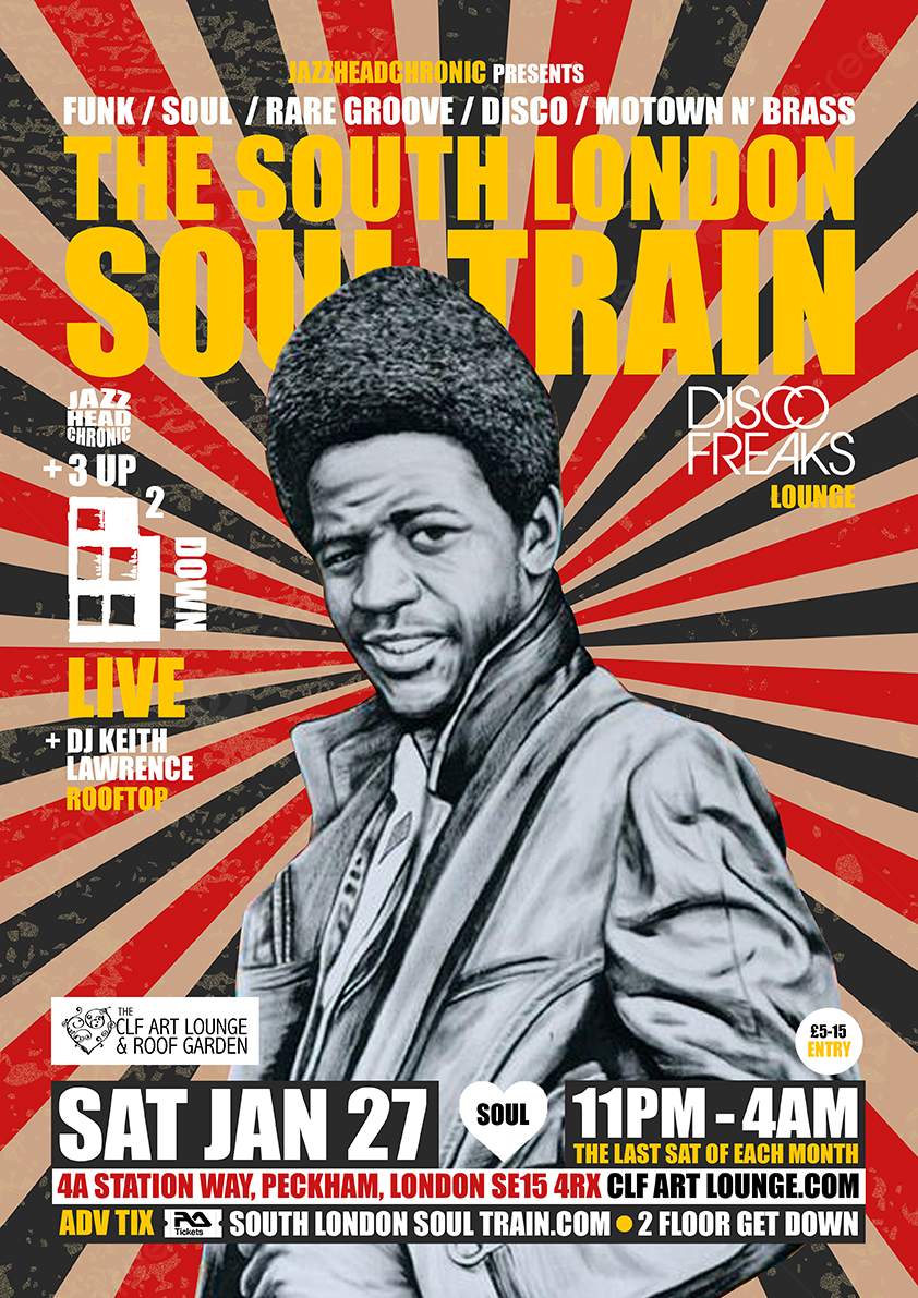 The South London Soul Train with 3 Up, 2 Down (Live) - More on 2 floors - Página frontal