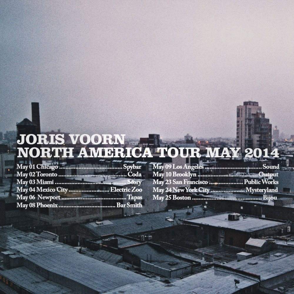 Joris Voorn North American Tour - Página frontal