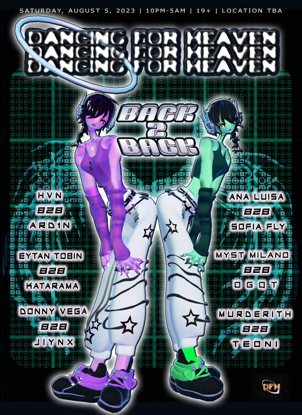 Dancing For Heaven B2B - フライヤー表