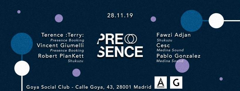 Presence Booking presents Access Madrid - フライヤー裏