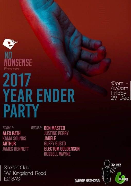NoNonSense presents The Lab / Alex Rath / Jadele + Residents - フライヤー裏