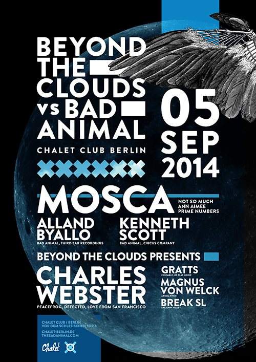 Beyond The Clouds vs. Bad Animal - フライヤー表