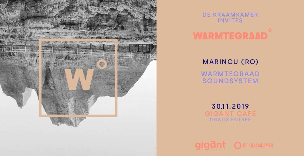 De Kraamkamer Invites Warmtegraad with Marincu (RO) - フライヤー表