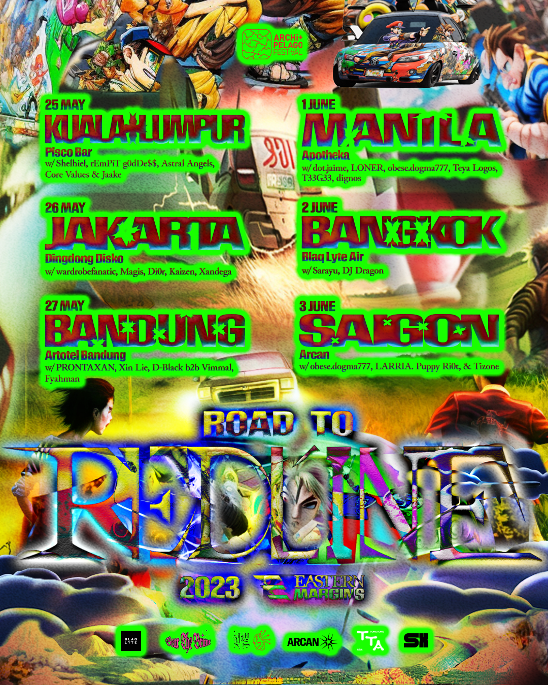 Eastern Margins: "Road 2 Redline" South East Asia Tour - Página frontal
