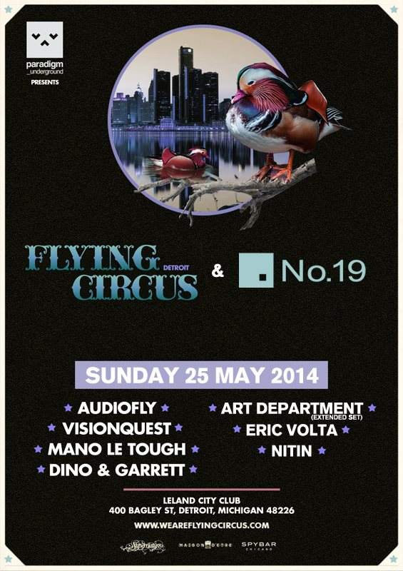 Paradigm Underground presents Flying Circus - No. 19 - Página frontal