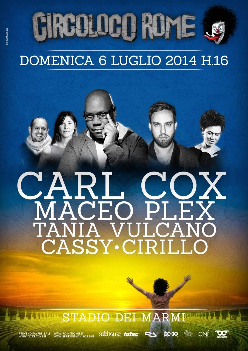 Circoloco Rome 2014 - フライヤー表
