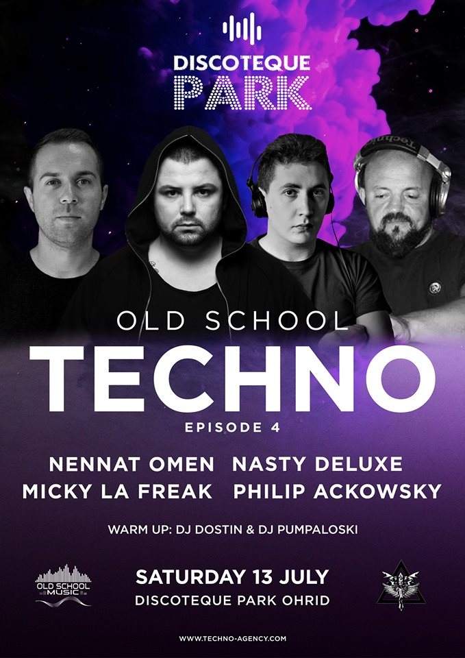 Oldschool - Techno Vol. 4 / Philip Ackowsky, Dj Nasty Deluxe, Mickey Le Freak, Nennat Omen - Página frontal